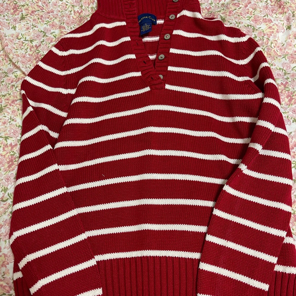 charter club long sleeve sweaters. Size S